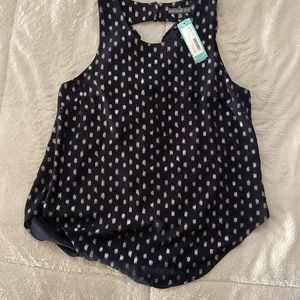 NWT brixton drape back tank sz M